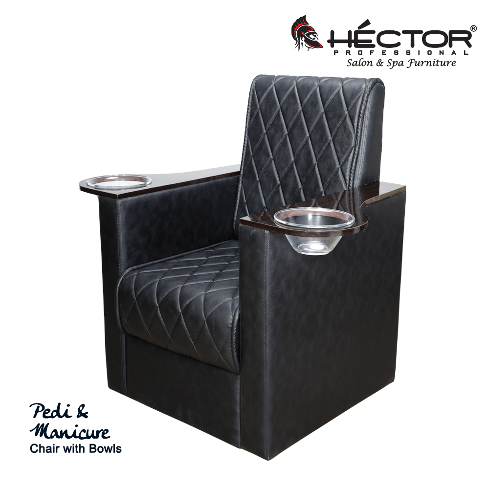 Pedi Mani Chair w bowls black right IM