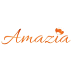 Amazia logo – premium skincare and beauty brand.