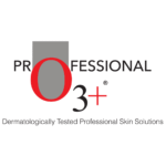 Professional O3+ logo advanced skincare and professional cosmetic brand.
