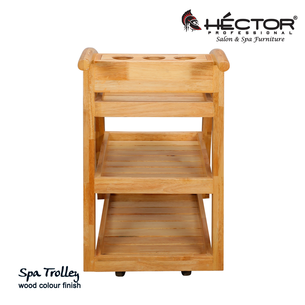 Wooden Spa Trolley